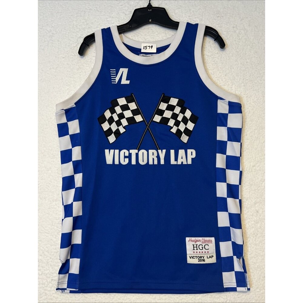 Nipsey Hussle Victory Lap Marathon Jersey Men SZ Med Blue